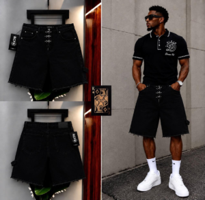 Plain short jeans