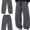 faded folded joggers