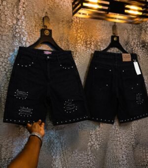 Black lana shorts