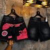 Vanton black jeans shorts